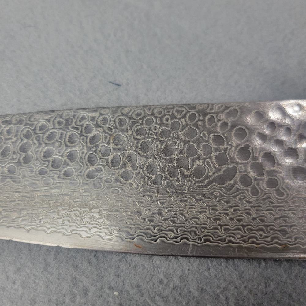 Discontinued Shun SG0706 Santoku Damascus Hammered Japanese Chef Knife Japan - Picture 4 of 14